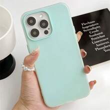 果冻色夏季主题手机壳 - 兼具保护性和时尚感 - 兼容多种手机型号 - 夏季时尚爱好者的理想之选 - 适用于 16/7/8/11/12/13/14/15/X/XR/Xs/Plus/Pro/Pro Max/SE2/16E - 天藍 - 查看 3