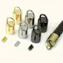 6 fivelas de metal multicoloridas para pendurar com parafusos - liga de zinco durável, ideal para bolsas, carteiras e projetos "faça você mesmo", ferragens para bolsas | Fivelas coloridas | Parafusos inclusos, fivelas para bolsas, fabricação de carteiras "faça você mesmo"