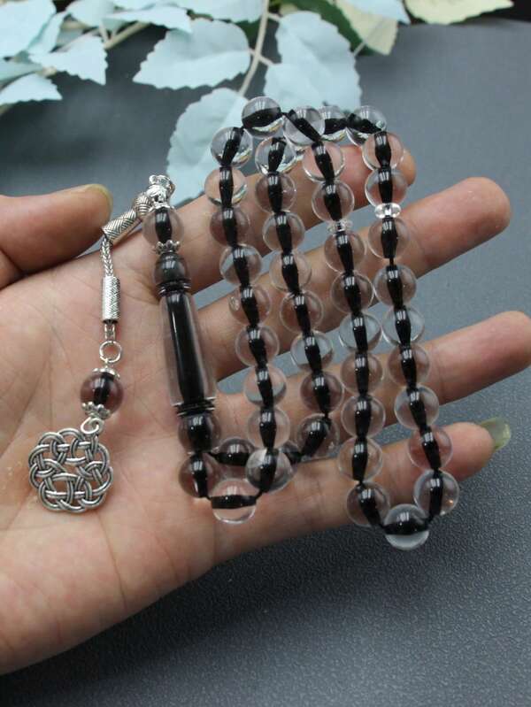 1pc 45pcs 10mm Fashionable & Versatile Beaded Bracelet, Colorful Luxury 45-Bead Accessory, Suitable For Christmas And New Year Gifts