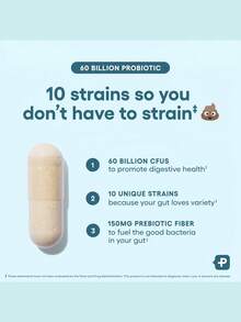Digestive Enzyme Probiotics Combination-Digestive Enzyme Probiotics-Rich In Multiple Enzymes And Probiotic Strains-Organic Ginger Root And Mint Leaf Mixture-Soothing Stomach-Improving Intestinal Tract - Khác - Xem 4