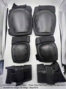 Jugend Multisport Helm mit Schutzausrüstung Set - Verstellbare Passform, zertifiziert (EN1078), leichte EPS-Schale & atmungsaktive Polsterung für Skateboard, Radfahren & Rollschuhlaufen | Komplettes Schutzset mit Knie-, Ellbogen- und Handgelenkschützern | Unisex Design für Jungen/Mädchen