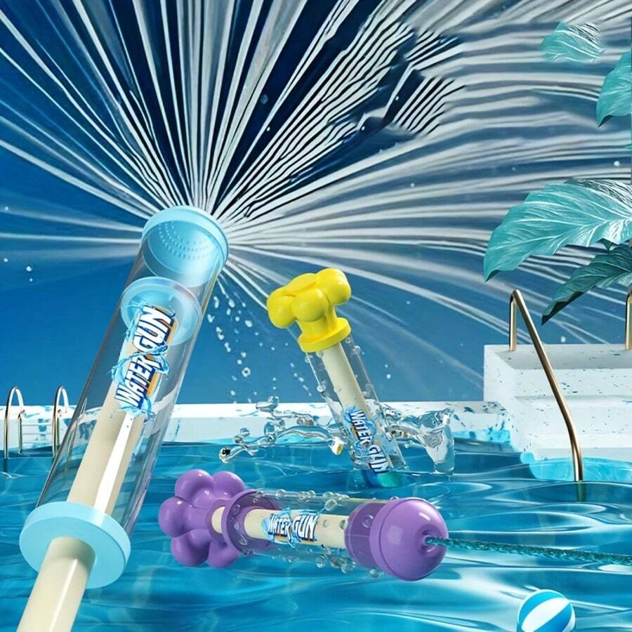 LETSHOLD 2 Pistolas De Agua De Fuegos Artificiales – Gran Capacidad, Ideal Para Piscina, Playa Y Fiestas De Verano