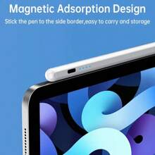 Compatível com todos os iPads da Apple lançados desde 2018, este Stylus Capacitivo de Liga apresenta duas pontas intercambiáveis e ostenta uma artesania requintada e uma sensação premium. É antiderrapante, resistente a quedas e portátil, tornando-o ideal para trabalhar em casa, criar arte ou tomar notas on-line. Ele também vem com um estojo para pontas para escrita precisa em seu tablet e um stylus durável.