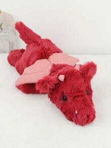 38cm Plush Dragon Doll, Dragon Plush Doll, Children's Birthday Party Gift, Decoration, Cupcake Topper, Small Plush Flying Dragon, Sitting Dinosaur Plush Doll - Multicolor - View 8