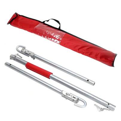 2 Ton Tow Bar 1.8m Heavy Duty Buffer Tow Bar Emergency Breakdown Tow Bar Steel For Cars And Trucks