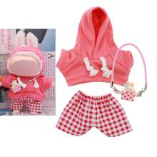 Hoodie, Shorts, Umhängetasche und Zubehör Set, Mode Accessoires & neue Peripheriegeräte (ohne Figur)