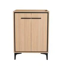 24'' Bathroom Vanity Without Top Sink, Modern Bathroom Storage Cabinet With 2 Soft Closing Doors, Single Sink Bathroom Vanity-4157 - Multicolor - View 3