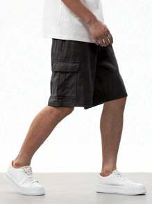 3pcs Teen Boy Sporty Casual Fit Multi Pocket Cool Casual Shorts, Outdoor Cargo Shorts For Spring & Summer