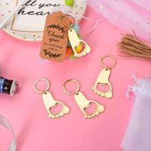 10 Stücke Silber Tatzen-Schlüsselanhänger/Schlüsselringe mit Kordelzugbeutel, Karten & Seilen, geeignet für Hochzeit, Brautparty, Geburtstags-Party Geschenke, Dekoration, Gedenken, Gastgeschenke, Valentinstag, Küchen- & Bar-Zubehör