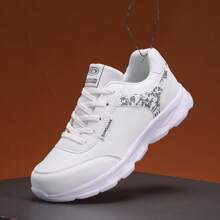 Women's High Quality Casual Sneakers - Lightweight Breathable Mesh & Synthetic Cover Low-Top Lace-Up Shoes With Plaid Pattern & Sparkle Accents, All-Season Comfort For Work, Running, Travel, High Quality Shoes, Running Footwear, Sleek Shoe Design, Durable Md Sole