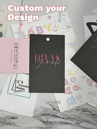 ورق علامة تعليق مثقوبة يمكن تخصيصها، متوفرة طباعة أحادية الجانب وطباعة الجانب، مناسبة لتعليقات الملابس وملصقات تغليف الهدايا وتعليقات حفلات الزفاف