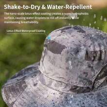 太阳能风扇遮阳帽，宽檐渔夫凉风帽，男女通用户外钓鱼徒步遮阳帽 - 彩色 - 查看 8