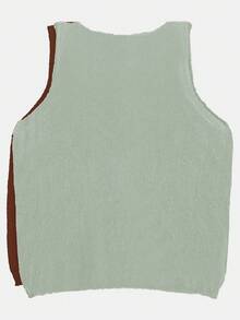 Áo len dệt kim phong cách Boho giản dị, cổ điển, đính đồng xu, thích hợp cho các bữa tiệc ngày lễ, sân bay, đường phố, lễ hội nhạc đồng quê, kỳ nghỉ hè trên bãi biển. - Xanh Nâu - Xem 5