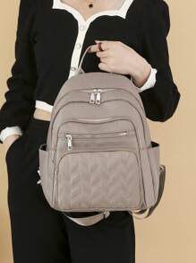 Mochila feminina casual de 5 cores, mochila de armazenamento Ravel com padrão de diamante, mochila de nylon multifuncional, mochila leve, portátil, compartimento para laptop, grande capacidade, adequada para estudantes universitárias, universidades, escolas de ensino fundamental, escolas de ensino médio, atividades ao ar livre, viagens, passeios, escolas de ensino fundamental, escritório diário para novatos, presentes para o Dia dos Namorados