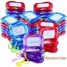 2pcs/4pcs/6pcs/8pcs/10pcs Mini Magnetic Drawing Board, Backpack & Key Chain Memo Pad, Erasable Doodle Sketch Writing Board, Birthday Party Favors & Gift Bag Filler Back To School Valentine Day Valentine DAY, Valentines Wedding, Birthday [Random Colors & Styles] [Some Accessories Colors Random] - Multicolor - View 14