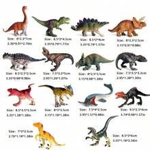 14 Piece Medium Dinosaur Set - Dinosaur Action Doll - Perfect Gift For Dinosaur Lovers - Perfect For Party Gifts, Educational Models, Tops, Birthday And Christmas Gifts