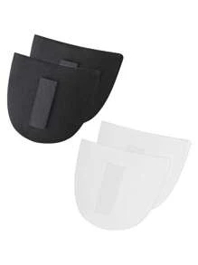 2/4 piezas Hombreras unisex, que al mismo tiempo alivian el dolor de la bandolera, el colapso del hombro y la caída del hombro, almohadillas para el hombro de ángulo recto autoadhesivas y sin costuras, unisex, adecuadas para una variedad de estilos de ropa, cubiertas de cinturón de seguridad, hombreras, accesorios del hogar, accesorios de viaje, accesorios de hombreras, muebles del hogar, cuidado personal