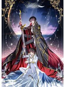 日本流行斗士动漫 Code Geass 经典人物海报帆布画和印刷墙壁艺术画可用于房间家居装饰（可选画框） - 彩色 - 查看 39