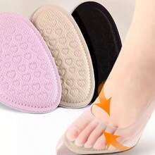 Plantillas de calzado para mujer de media talla, con área de dedos de los pies acolchada, suave y antideslizante, adecuadas para tacones altos, plantillas de media talla para la parte delantera del pie, ideales para San Valentín, mascotas, carnaval, calzado, selecciones de primavera y verano, regalos para damas de honor, habitación, decoración de dormitorio, playa, viajes, para hombres, para mujeres, vacaciones, cosas lindas - Beis - Ver 4