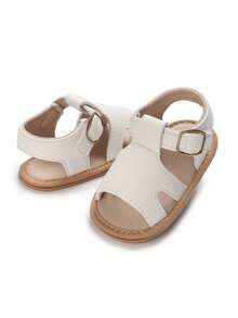 新生儿软底凉鞋，橡胶底，舒适婴儿学步鞋，0-1岁，夏季