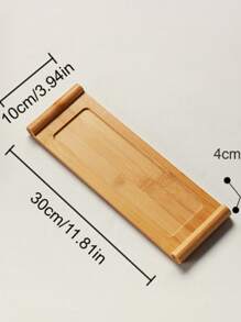 1 pièce Plateau à thé en bambou de forme enroulée, plateau de service à thé domestique, support résistant à la chaleur, matériau naturel, 2 styles disponibles - style japonais minimaliste ou accessoire de mini-service à thé en bois, retour à l'école de la culture du thé