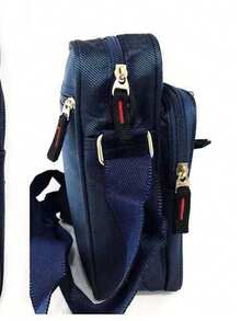 Shoulder Bag Unisex Shoulder Bag Side Fanny Pack 11926 - Azul Marino - Ver 2