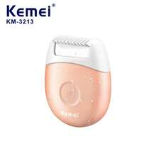 Kemei 科美 KM-3213 电动脱毛器 | 无痛亲肤 | USB 充电 | IPX5 防水 | 适用于身体/面部/细毛 | 便携式设计,不锈钢材质 - 彩色 - 查看 5