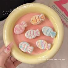 6pcs Cute Cream & Candy Color Angel Fish Barrettes, Cartoon Sweet Y2K Bangs Clips, Versatile Wave Little Fish Hair Clips, Macaron, School Stuff, Hair Accessories, Head Accessories, Hair Accessories For Women - Multicolor - View 5