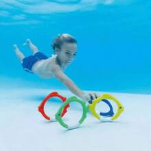Juguetes para bucear y sumergirse en la piscina infantil - Algas marinas, medusas, aros de peces, varillas de buceo, recolección bajo el agua, entrenamiento de retención de la respiración