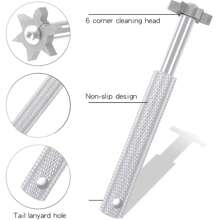Herramienta afiladora de ranuras de palos de golf, cepillo de golf y limpiador de ranuras con mosquetón retráctil de cremallera de aluminio, afilador de ranuras de golf para cuñas e hierros, ranuras en U y V, accesorios de golf para hombres