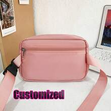 Personalized Nurse Fanny Pack With Custom Name - Hidden Zipper Waterproof Nylon Waist Bag For Women, Medical Themed Crossbody Chest Pack With Coin Pocket, Unisex Lightweight Gift For Healthcare Workers (2025 New)