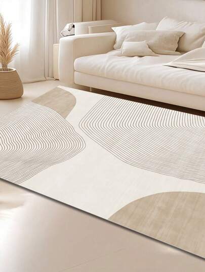 1pc Luxury Soft Printed Carpet, Lightweight, Machine Washable, Rectangular For Indoor, Entryway, Porch, Creating Elegant Home Decor, Carpet, Bedroom Decor, Home Decor, Room Decor, Small Rug, Blanket, Outdoor Mat, Garden Mat, Living Room Carpet, Plush Carpet, Thick Carpet, Fluffy Carpet, Autumn/Winter Carpet, Thick/Plush