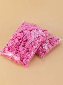 50/100 Peças Touca de Banho Grossa, Cobertura de Cabelo Impermeável para Mulheres, Capa para Cozinha, Tratamento de Beleza, Coloração de Cabelo, Tratamento de Óleo, Cobertura de Cabeça