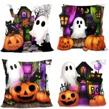 Cross-Border Halloween Pillow Exploded Linen-Shaped Square Pillow Comfortable On Pillow Arm - 39 - View 1