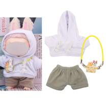 Hoodie, Shorts, Umhängetasche und Zubehör Set, Mode Accessoires & neue Peripheriegeräte (ohne Figur)