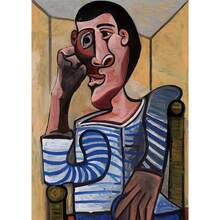 1 pieza/3 piezas Obra de arte de pared Pósteres con marco opcional Vintage Pop Arte del artista Pablo Picasso Arte clásico Impresión en lienzo Póster Estilo cubista Arte abstracto de personaje Pintura artística de pared Adecuado para decoración del hogar Sin marco/Con marco Lienzo Artístico - Multicolor - Ver 37