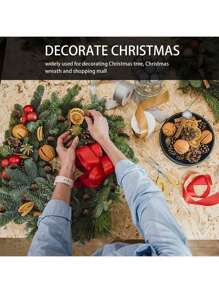 20/50 Piezas Conos de piña decorativos falsos y convenientes de estilo DIY para decoración de Navidad, otoño, invierno y hogar. Decoración realista de piñas artificiales para coronas navideñas, regalos y decoración de dormitorio.