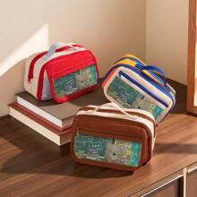 For LABUBU,Back To School Stationery Large Capacity 9-Layer Pencil Case, Cute Pencil Case Stationery, School School Supplies Stationery Set Pencil Holder Pencil Case Pen Holder,Multifunctional Large Capacity Expandable Pencil Case, Big Capacity Twill Fabric Stationery Storage Bag With Pen Slot