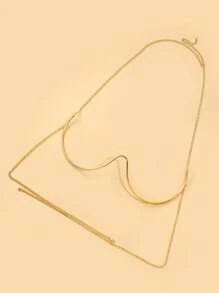 Gold Bra Bracket Chain Chest Bralette Sexy Lingerie Nightclub Bikini Metal Body Chain Jewelry For Women Durable