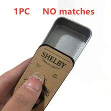 1pc 58mmx33mm Vintage Iron Matchbox Cigarette Case, Retro Distressed Metal Slide Lid Design, Antique Faux Leather Texture Collectible Tin Box, Father's Day Gifts/Men's Fashion Accessories/Smoker Essentials 2025 (2.28"X1.3" Pocket Size, Rustproof Coating, Christmas Stocking Stuffer)