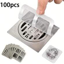 100/50pcs Drainage Filter Cover, Used For Hair Plugs, Insect Proof Silicone Filters, Household Bathrooms, Kitchens, Bathtubs, Sinks, Cockroach And Odor Prevention,Shower & Tub Hair Catcher - Painless, Easy Installation, Drain Filter Stickers, Shower