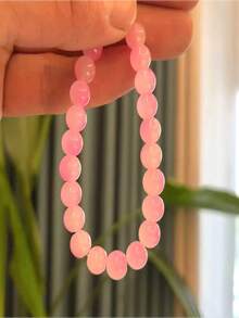 8毫米彩色玻璃珠双色手工友谊手链套装（女士适用）