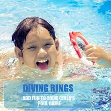Juguetes para bucear y sumergirse en la piscina infantil - Algas marinas, medusas, aros de peces, varillas de buceo, recolección bajo el agua, entrenamiento de retención de la respiración