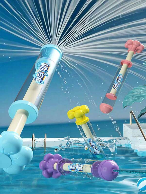 Feuerwerks-Wasserpistole, Kinderspielzeug, großvolumiger Ausziehtyp, streuender Wasserwerfer, Wasserspritzgerät, geeignet für Driften, Wasserspritze, ideal für Wasserschlachten, für Jungen