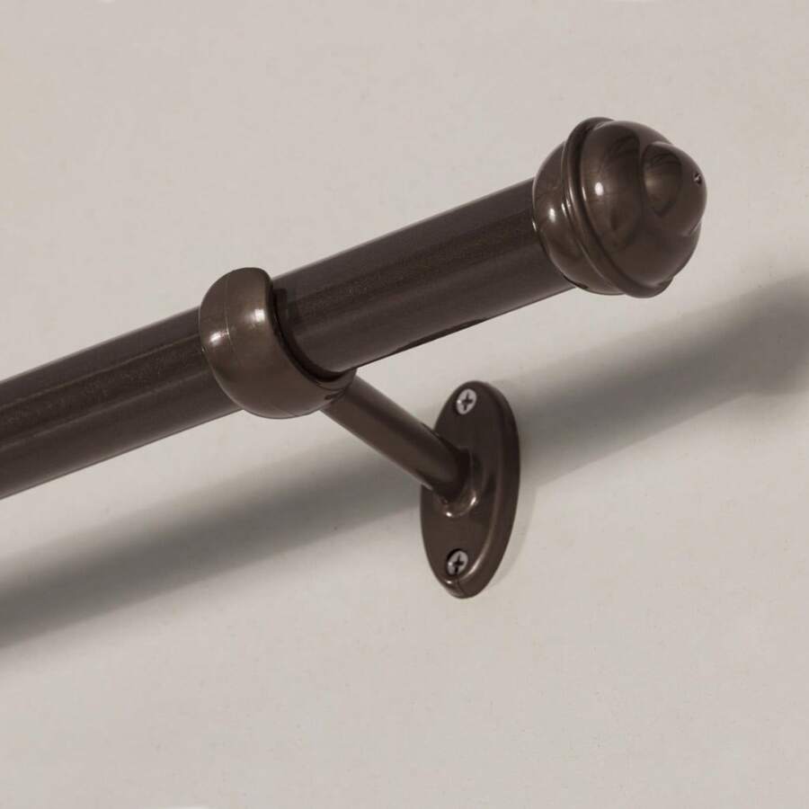 Curtain Rod Kit 2.00 Meters 19mm - Various Colors - Imbuia - Ver 1