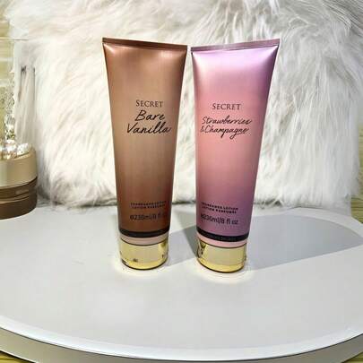 Kit 2 Creme Hidratante Corporal Feminino 236ml - MORANGO e VANILA