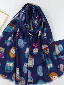 1pc Cat Print Scarf Wrap Shawl - Multicolor - View 23