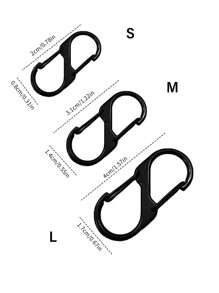 20/10pcs Sturdy And Reliable S-Shaped Hooks - Double Opening Design, Flexible And Easy To Use, Multifunctional Decorative Hook, Suitable For Outdoor And Daily Carry, Various Packaging Zippers For Luggage Decoration Fixing