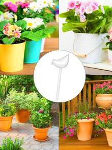 Regadera automática para pájaros, regadera perezosa, tipo de goteo para viajes, herramienta de jardinería, maceta para plantas verdes, flores, artefacto de riego por goteo para macetas de flores, riego por goteo, filtración de agua - Multicolor - Ver 5