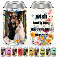Adega personalizável com foto/texto personalizado, conjunto de abridor de garrafas, conjunto de porta-latas de cerveja, conjunto para Dia dos Pais, festa de aniversário, conjunto para despedida de solteiro, conjunto para casamento e festas de fim de ano.